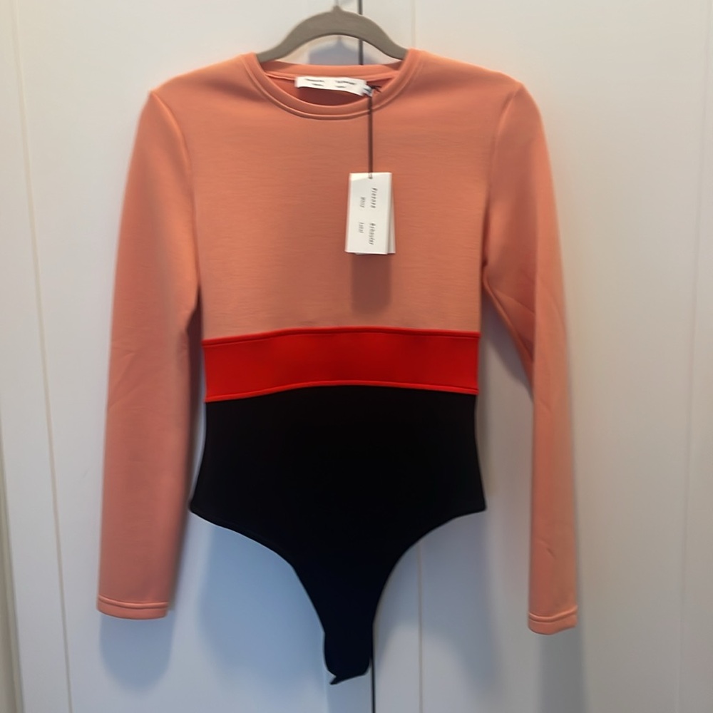 Proenza Schouler White Label Colorblock Bodysuit